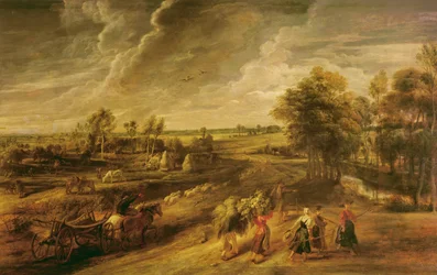 Paysans revenant des champs, c.1632-34